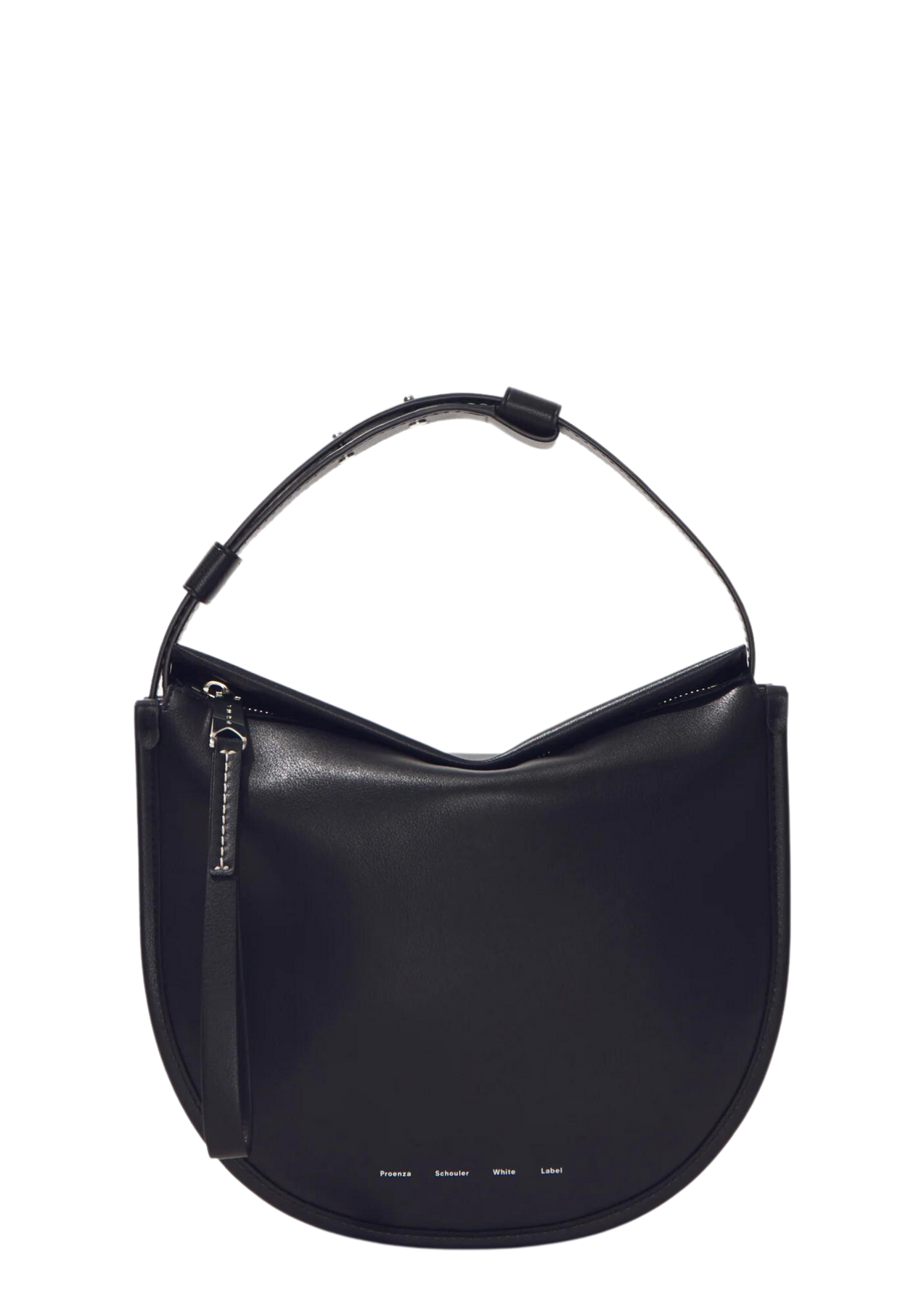 Medium Baxter Leather Bag - Svart