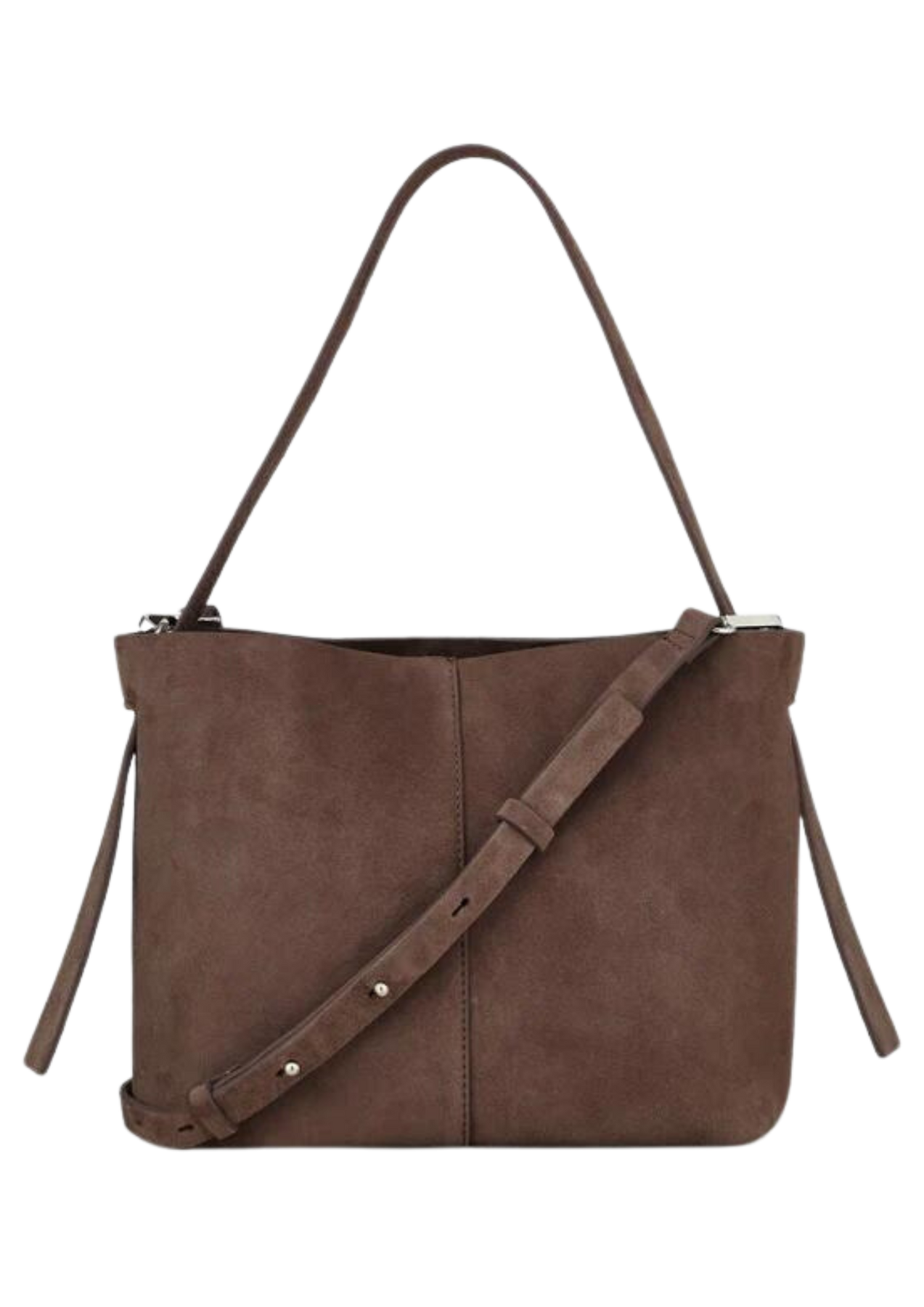 Suede Fraya Small Bag - Hot Fudge Brown