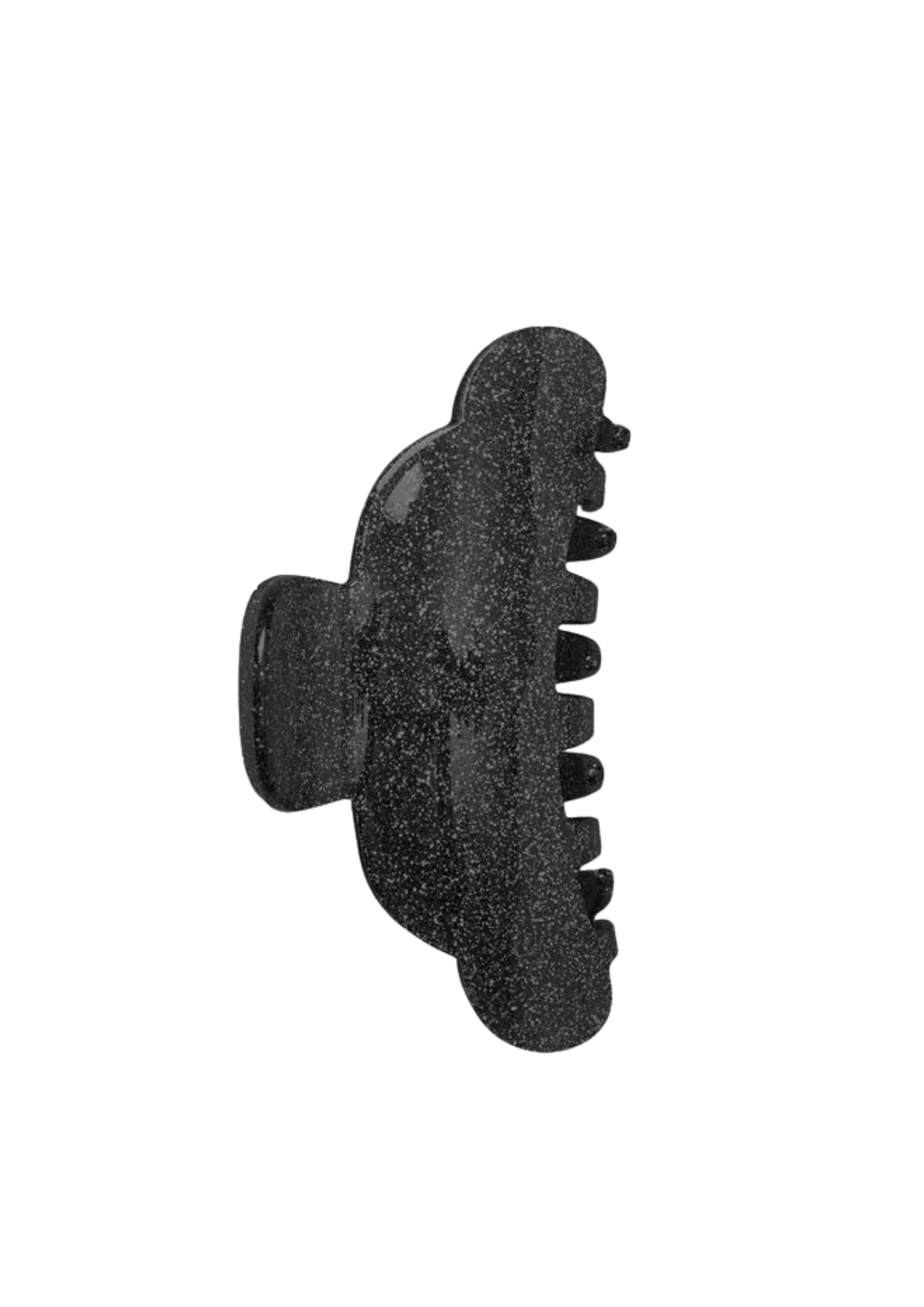 Glitter Katla Hair Claw - Black