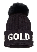 Hodd Beanie Faux Pom - Svart