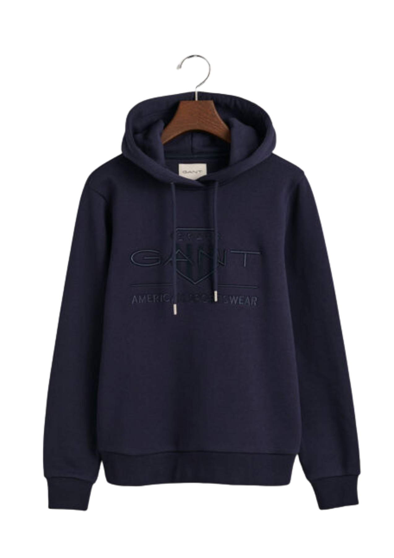 Regular Tonal Shield Hoodie - Evening Blue