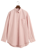 OS Luxury Oxford Bd Striped - Faded Pink