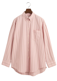 OS Luxury Oxford Bd Striped - Faded Pink