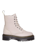 Jadon III Pisa Leather Platform Boots - Vintage Taupe