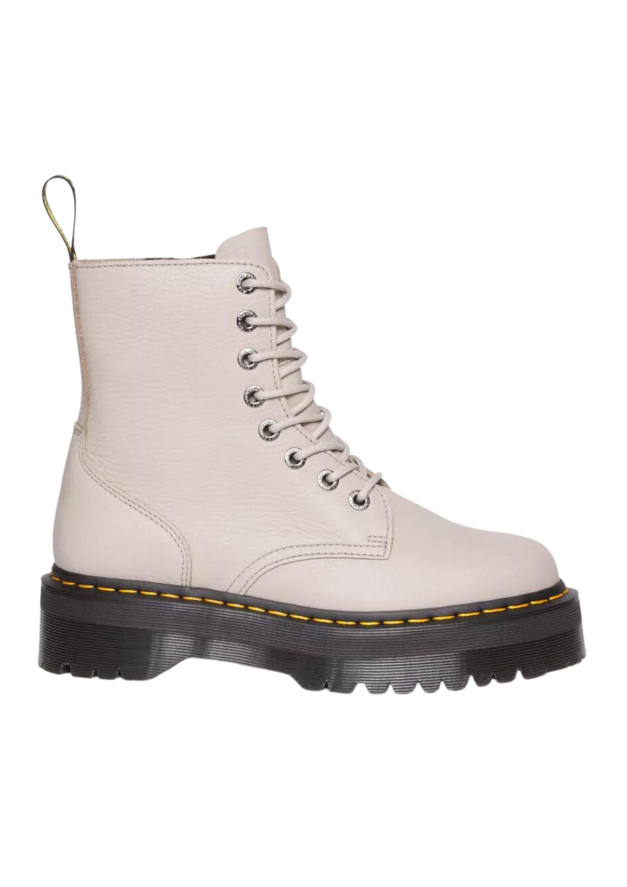 Jadon III Pisa Leather Platform Boots - Vintage Taupe