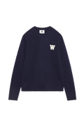 Tay Aa Cs Patch Lambswool Jumper - Navy