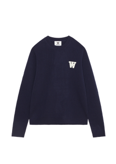 Tay Aa Cs Patch Lambswool Jumper - Navy