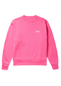 Organic Fitted Crewneck - Sangria Sunset
