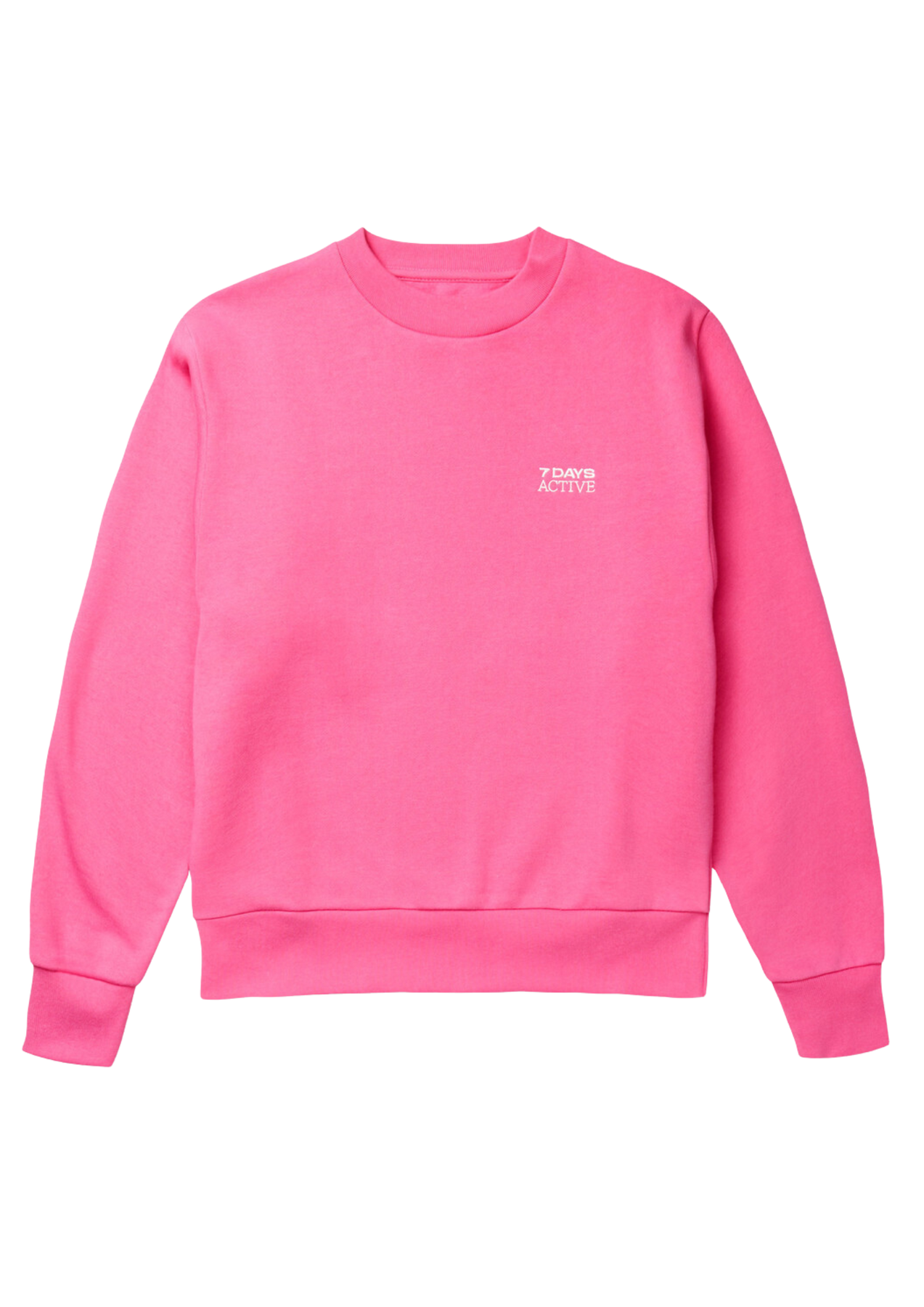 Organic Fitted Crewneck - Sangria Sunset