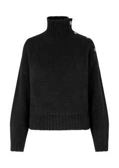 Mandie Mock Neck 14082 - Black