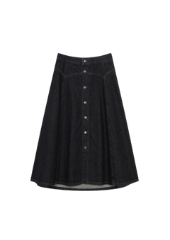 Agatha Denim Skirt - Black Wash