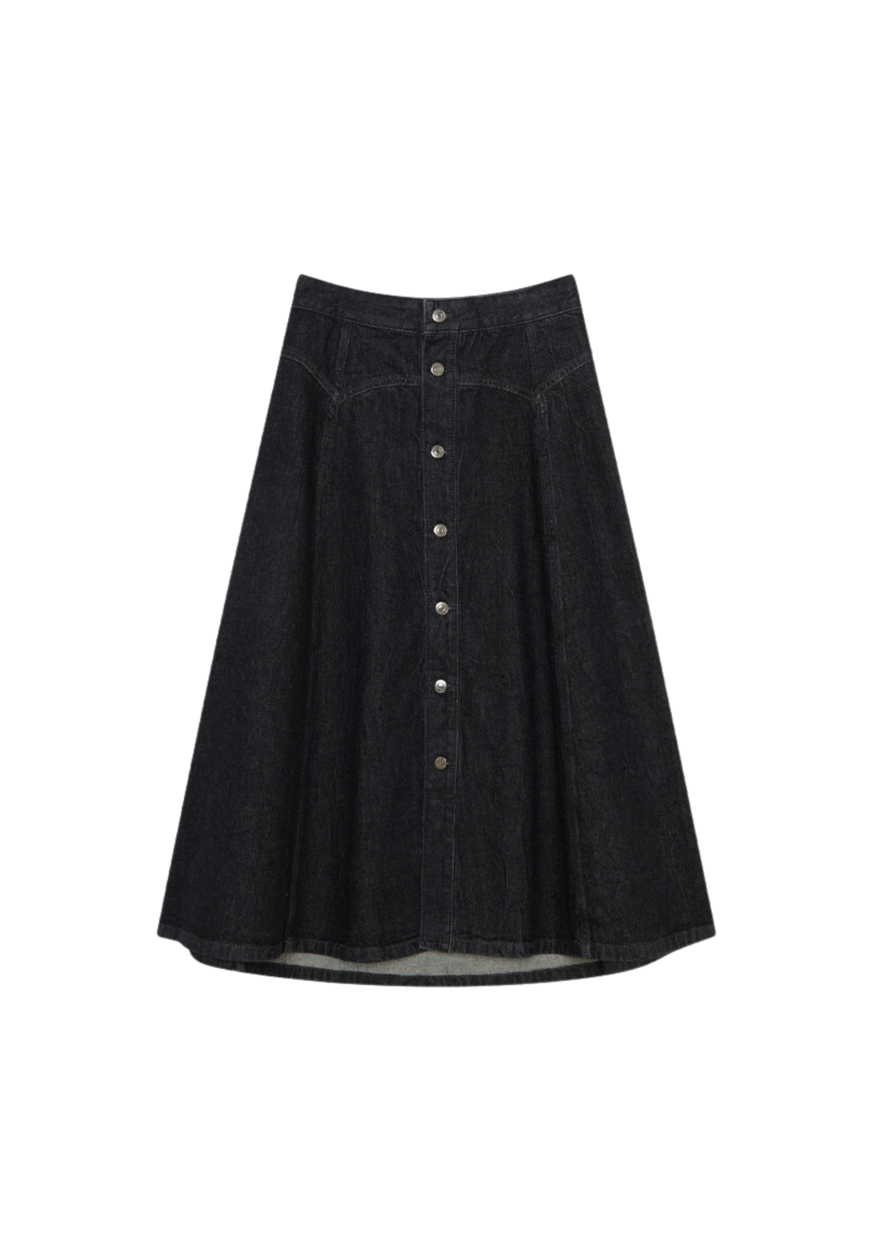 Agatha Denim Skirt - Black Wash