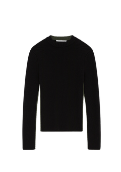 Evie Contrast Knit - Black
