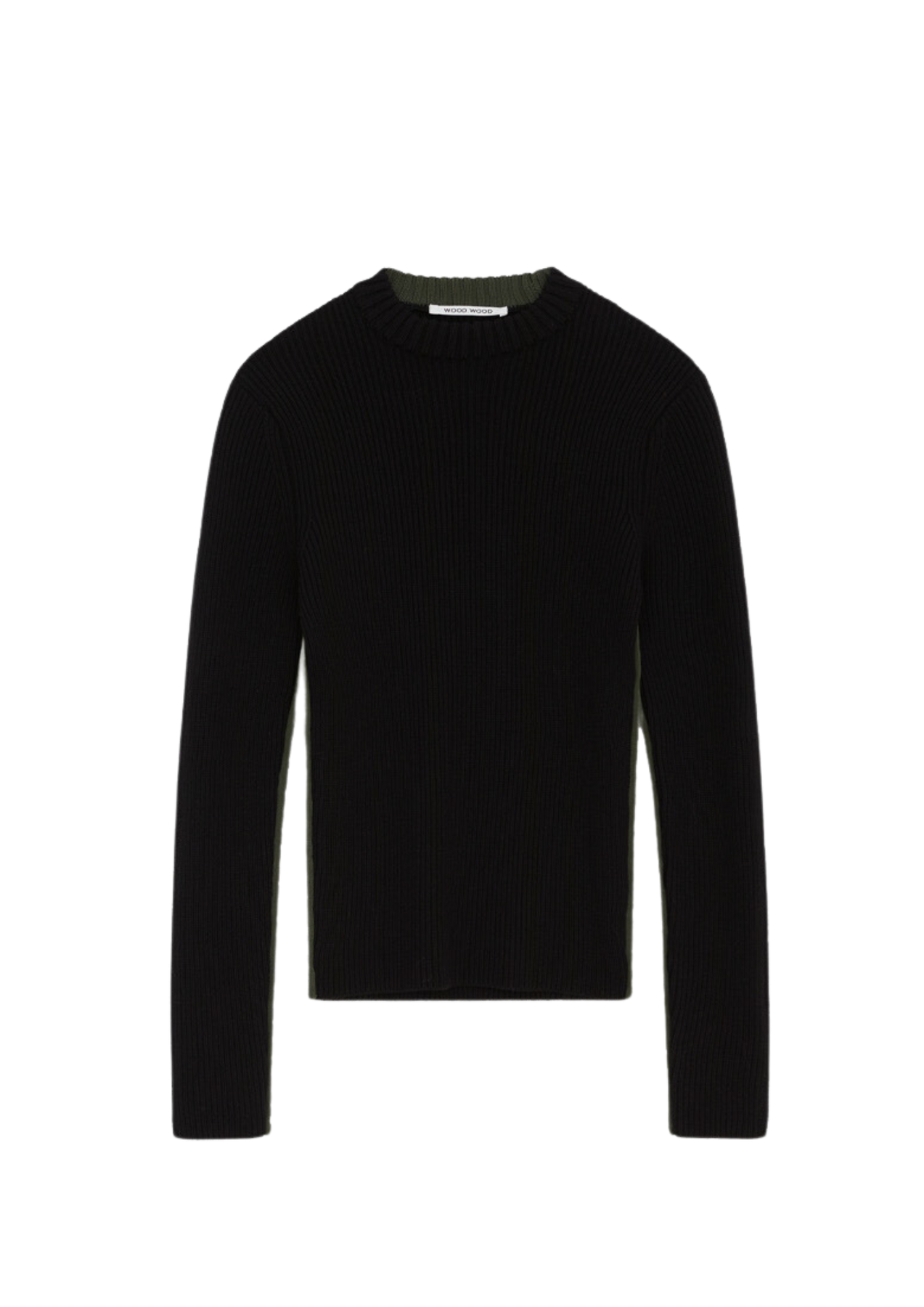 Evie Contrast Knit - Svart