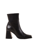 South Leather Ankle Boot - Svart