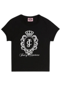 Heritage Crest Fitted T-Shirt - Black