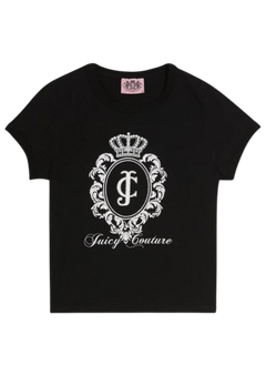 Heritage Crest Fitted T-Shirt - Black