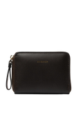 Small Zip Wallet - Dark Chocolate