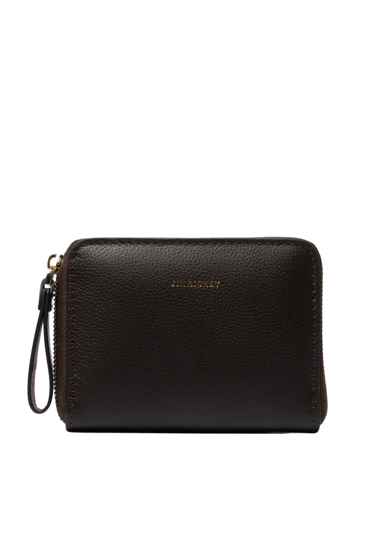 Small Zip Wallet - Dark Chocolate