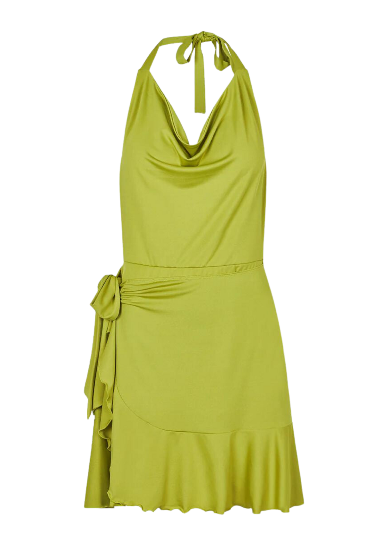 Josefine Flowy Dress - Golden Lime