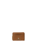 Jet Set Small Pebbled Leather Wallet - Luggage