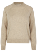 Boston O-Neck - Cream Melange