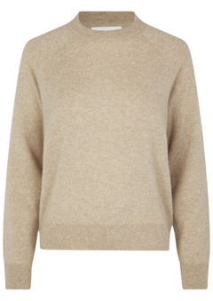 Boston O-Neck - Cream Melange