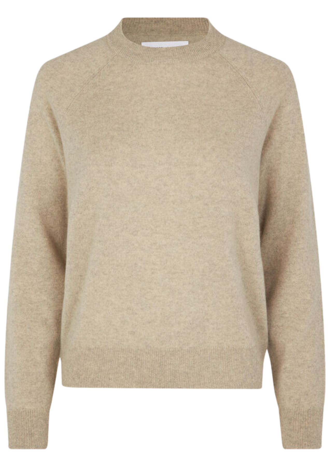 Boston O-Neck - Cream Melange