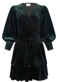 Jade Velvet Dress - Green