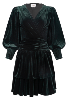 Jade Velvet Dress - Green