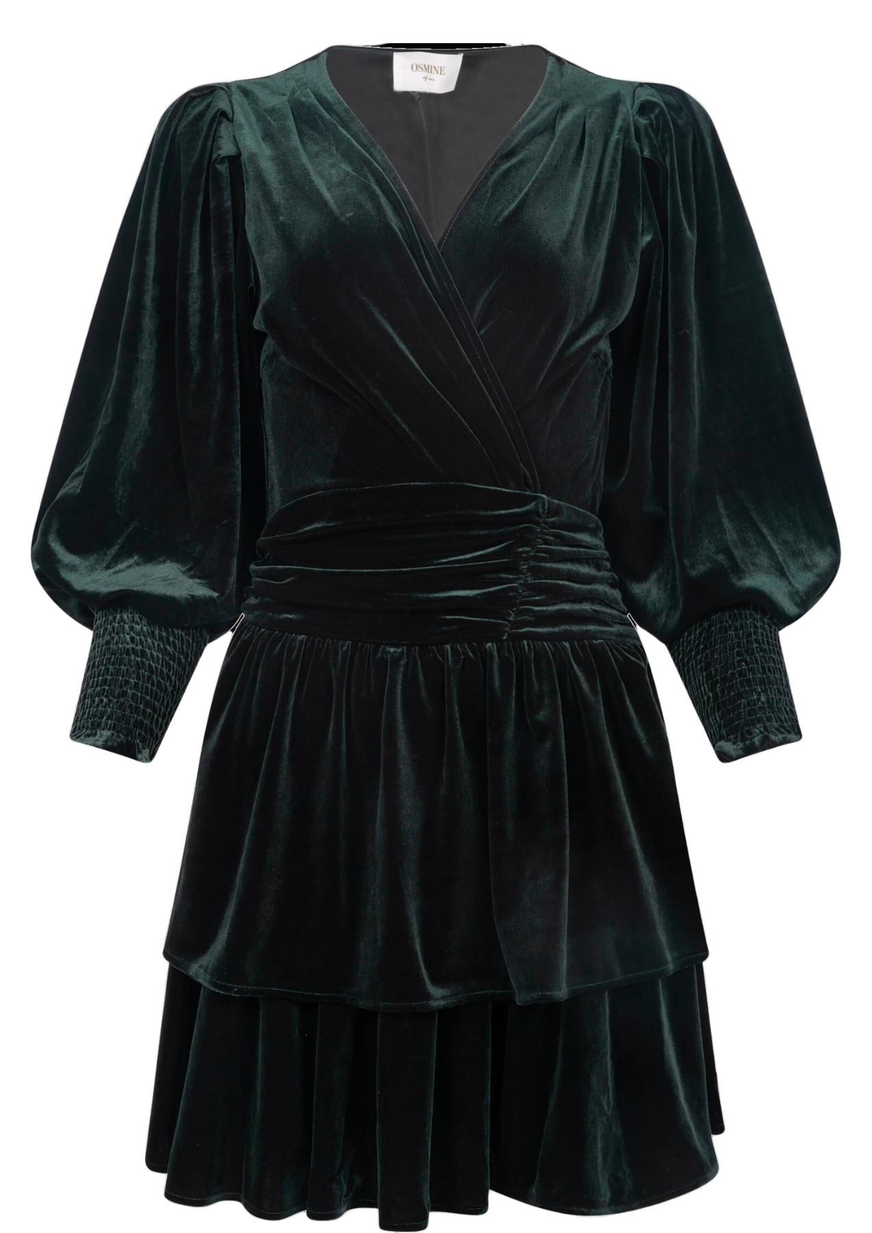 Jade Velvet Dress - Green