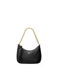 Jet Set Charm Small Nylon Gabardine Shoulder Bag - Black