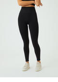 Studio Seamless Rib Tights - Black Beauty