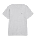 Lili Tee Framed Monogram - Heather Grey