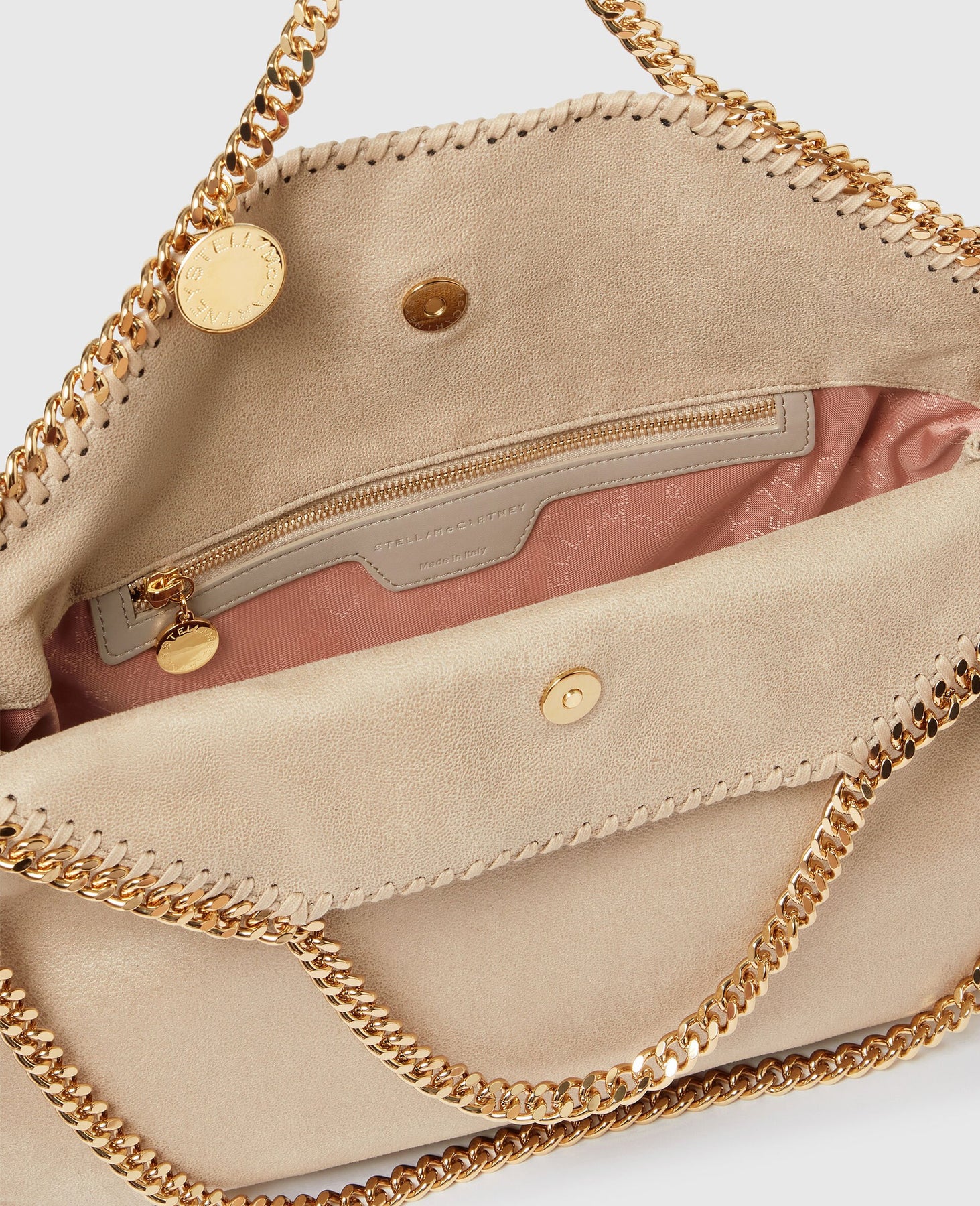 Falabella Fold-Over Tote Bag - Butter Cream