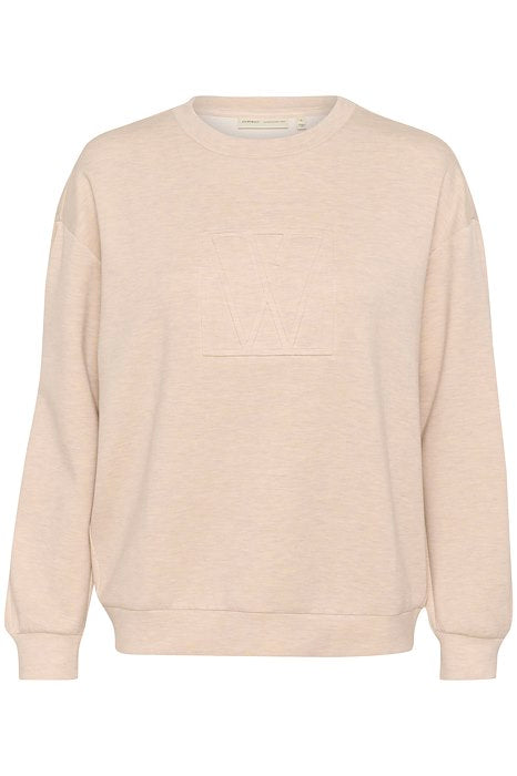 LaicentIW Vincent Mel Mono Sweat - Vanilla Melange