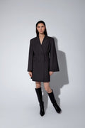 Andrea Blazer Dress - Deep Grey