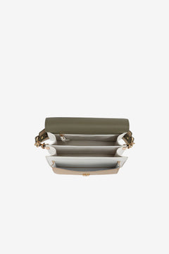 Blanca Bag Medium - Army/White/Beige
