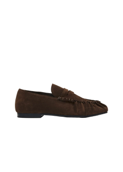 Aven Leather Loafers - Suede Brown