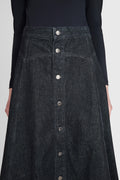 Agatha Denim Skirt - Black Wash