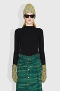 Evie Contrast Knit - Svart