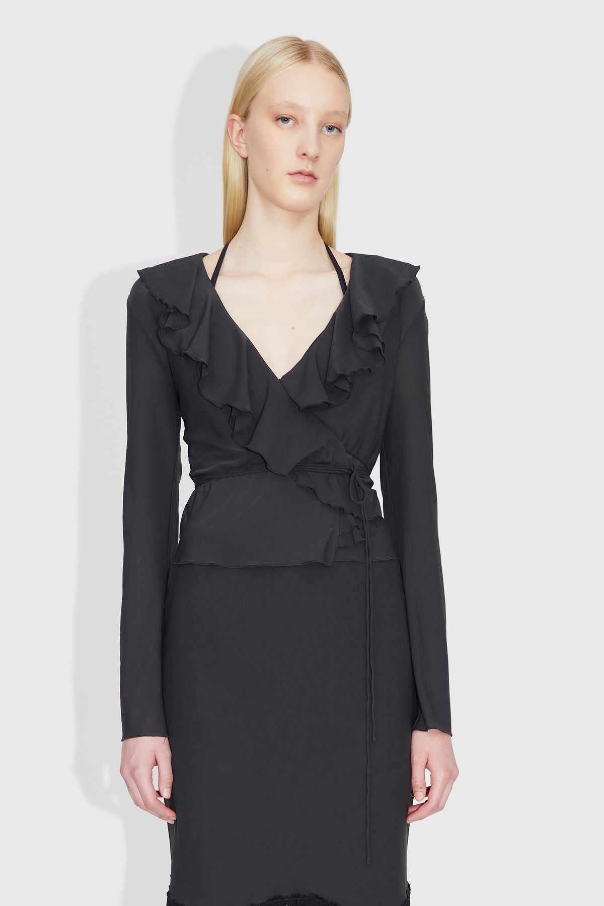 Hannah Blouse - Dark Grey
