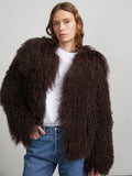 Carly Jacket - Mörkbrun