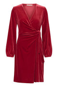 BrynnIW Goriel Wrap Dress - True Red