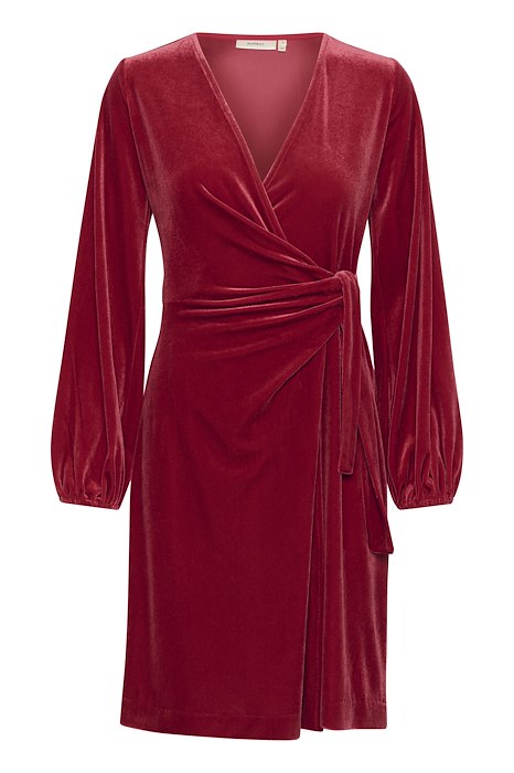 BrynnIW Goriel Wrap Dress - True Red
