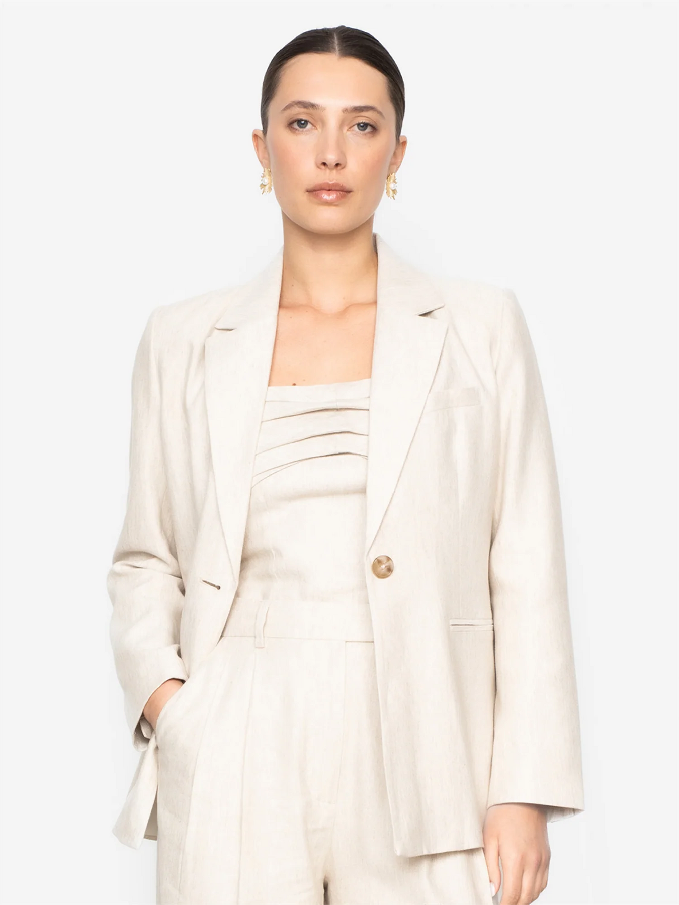 Antonia Blazer - Light Sand Melange