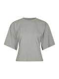 Asha Boxy Tee - Grey Melange