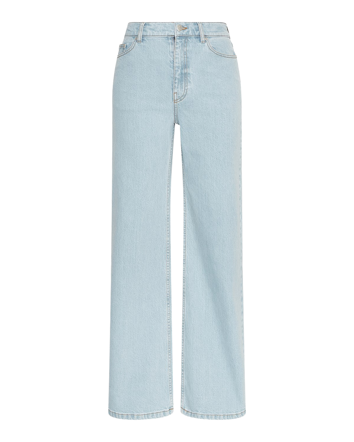 Solia Ada Hw Wide Jeans - Light Blue Wash
