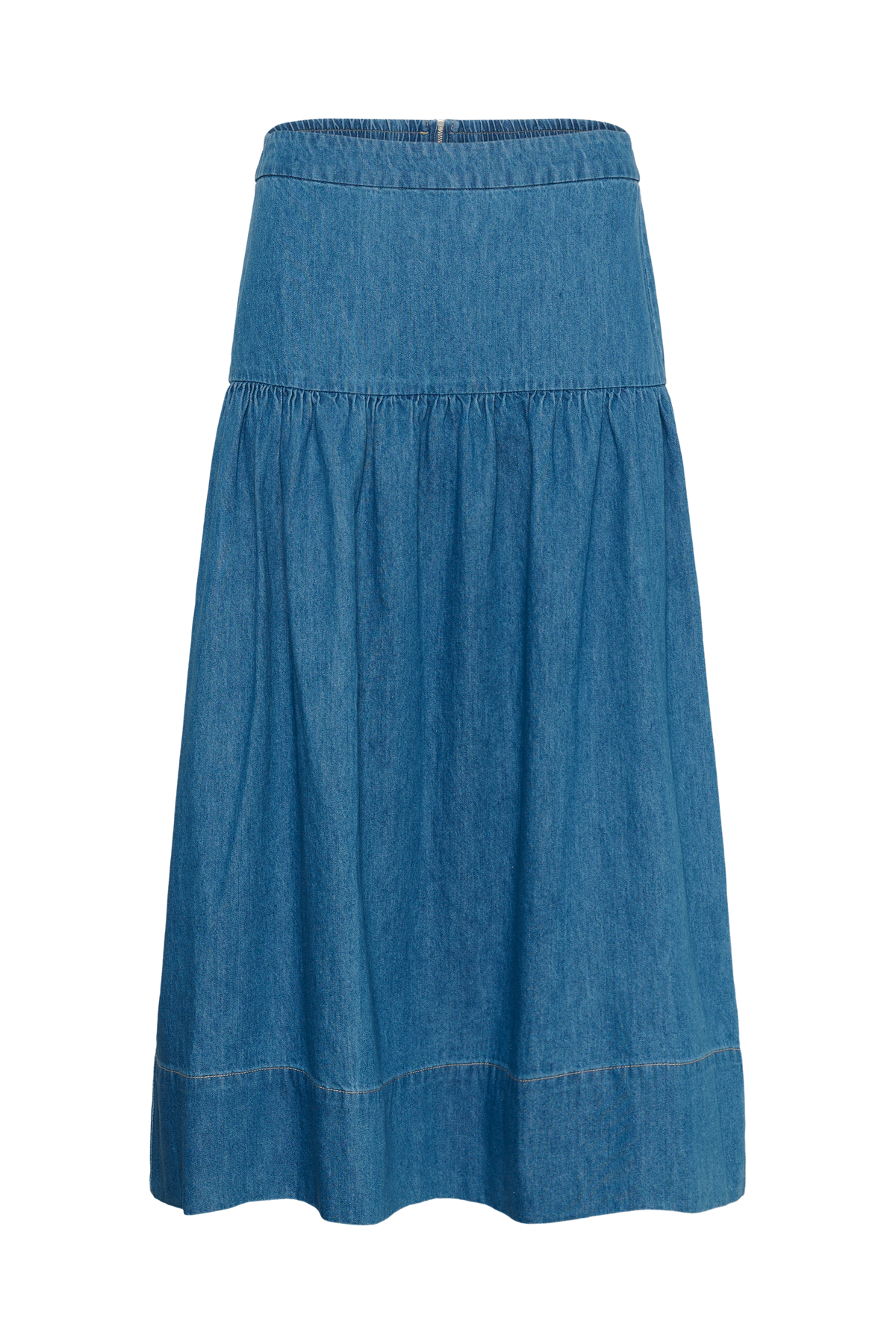 Nelliapw Kjol - Mellanblå Denim