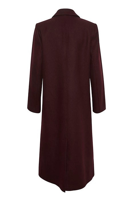 MaleneGZ Coat - Dark Bordeaux
